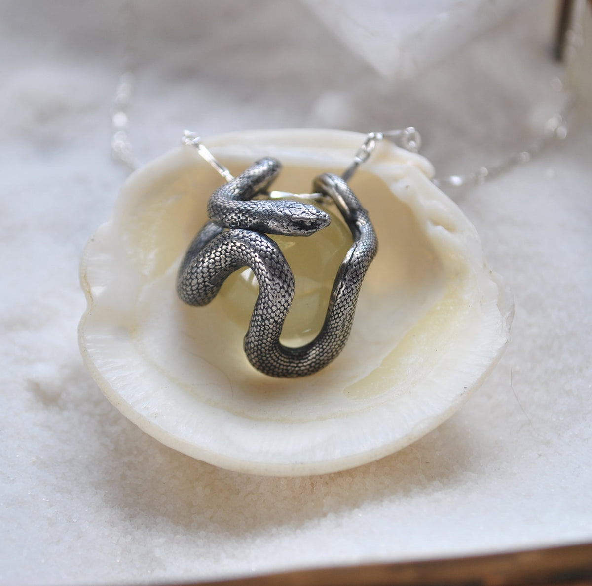 Snake Guardian - Citrine
