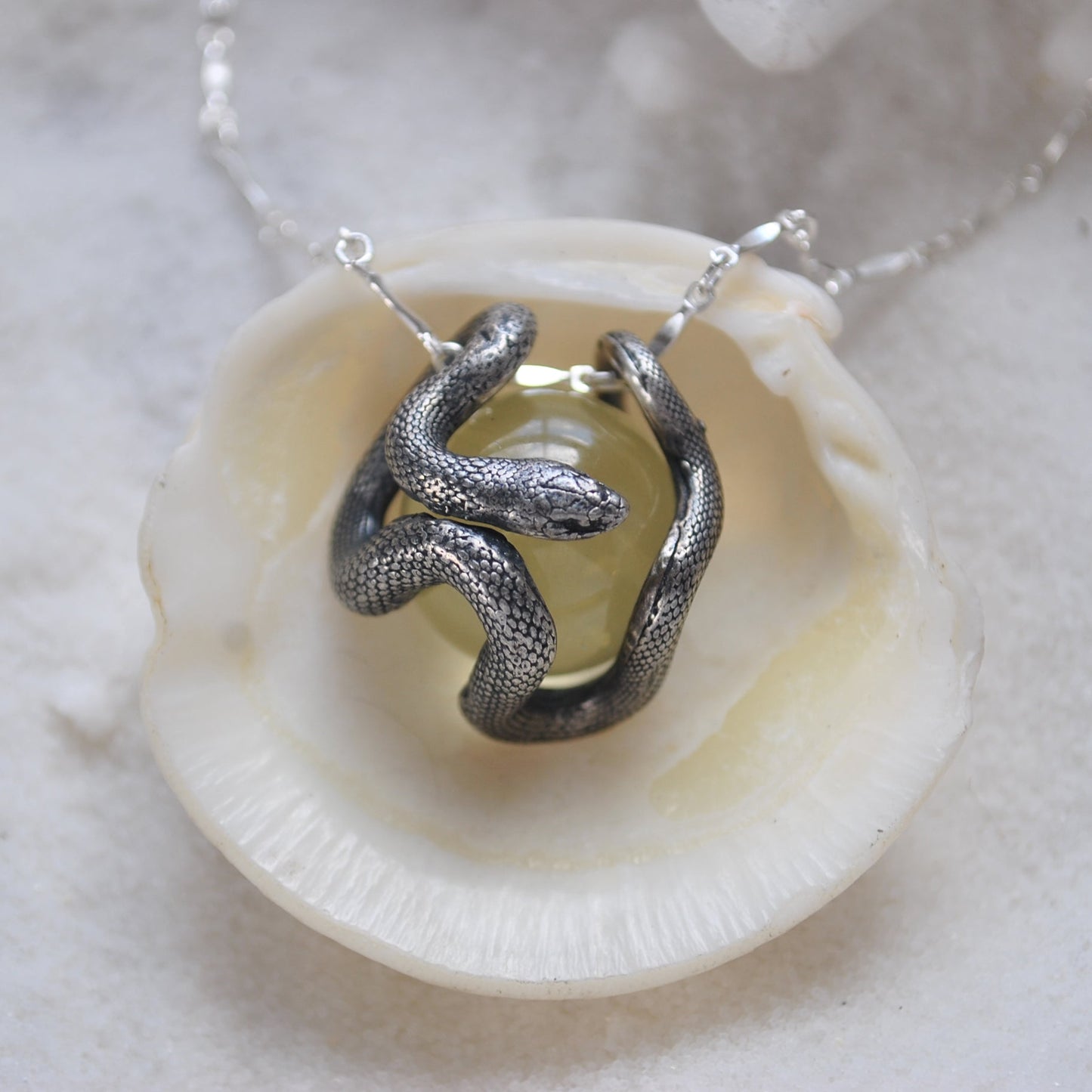 Snake Guardian - Citrine