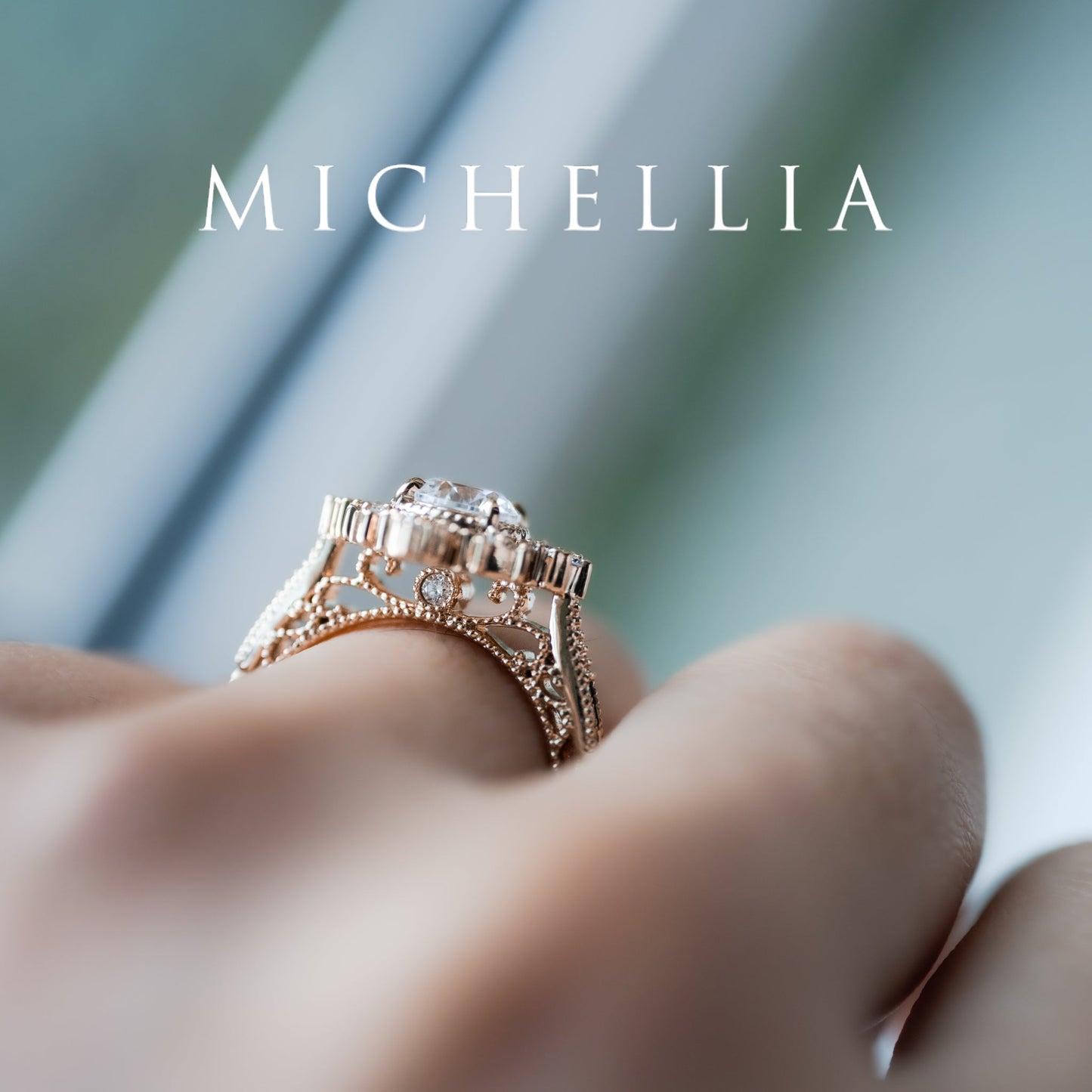 [Henrietta] IGI Certified Diamond Belle Époque Vintage Engagement Ring, One of A Kind & Ready-to-Ship