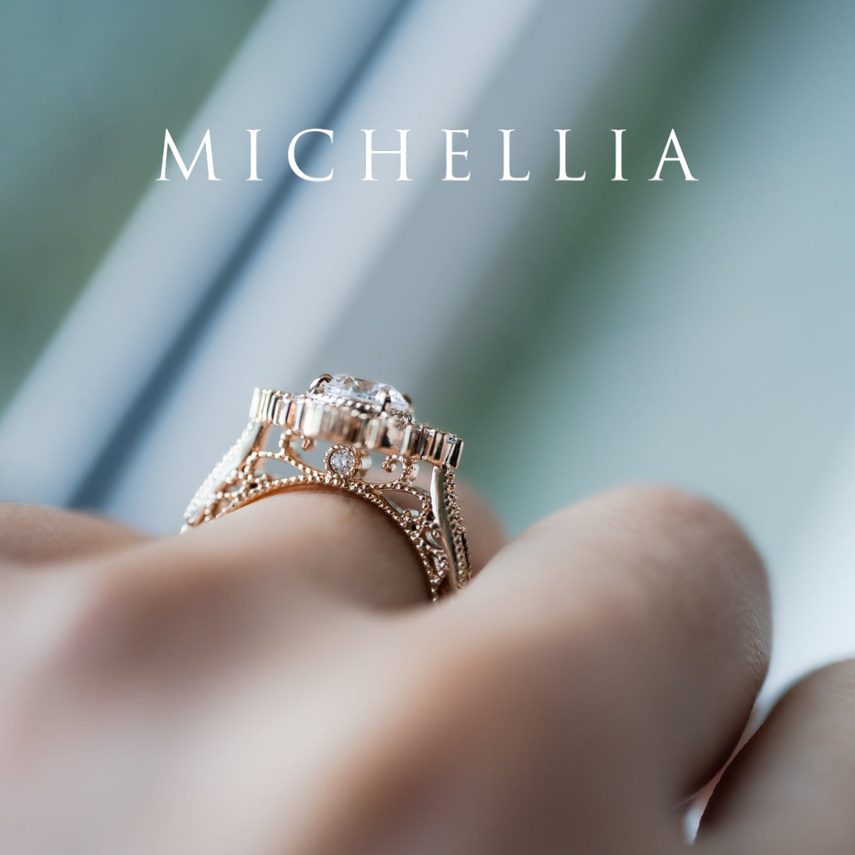 [Marietta] IGI Certified Diamond Belle Époque Oval Diamond Engagement Ring, One of A Kind