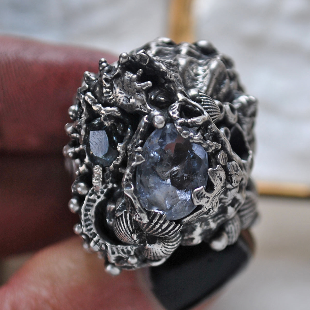 Size 9, Tidal Tower, Aquamarine