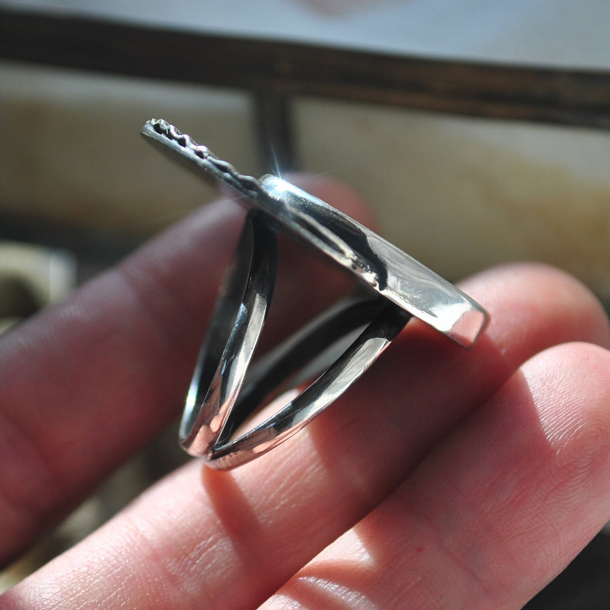 Size 12.75 - Crown of Shells - Rainbow Abalone