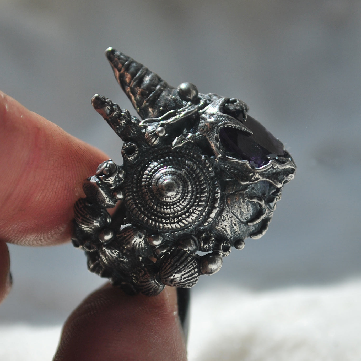 Size 6, Tidal Tower, Amethyst