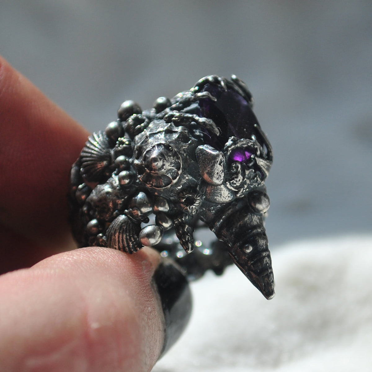 Size 6, Tidal Tower, Amethyst