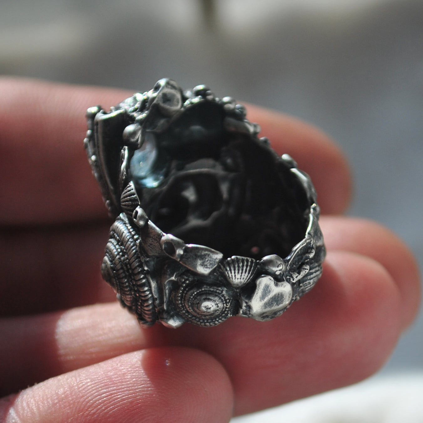 Size 8, Tidal Tower,Tourmaline & Topaz