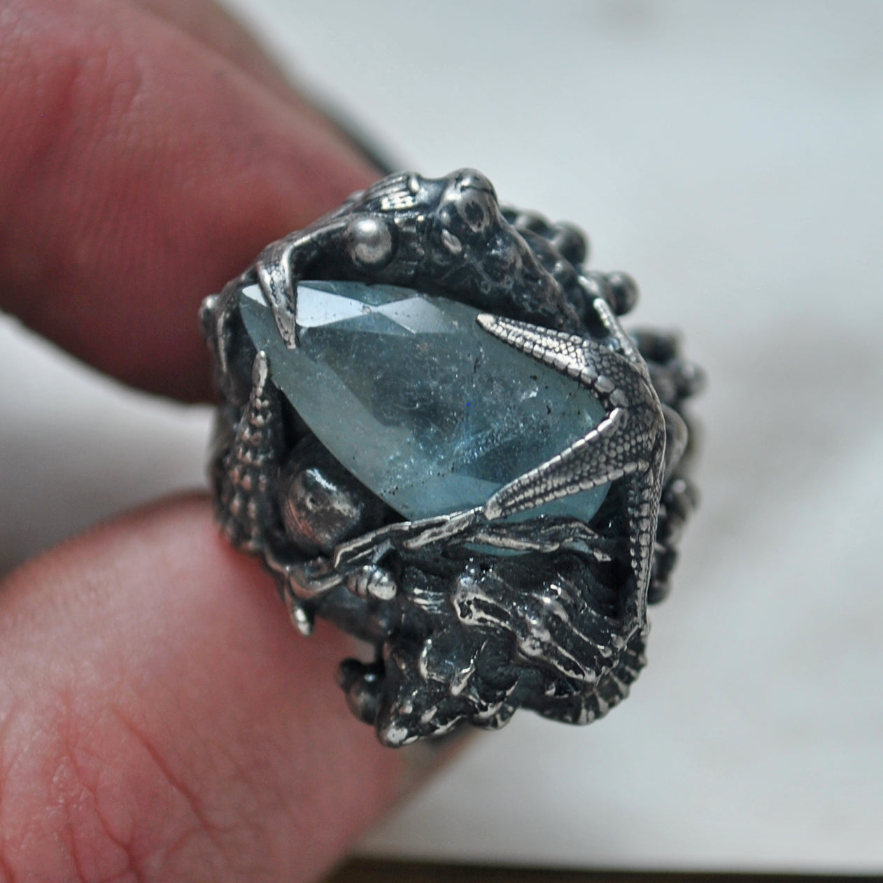Size 6, Tidal Tower, Aquamarine