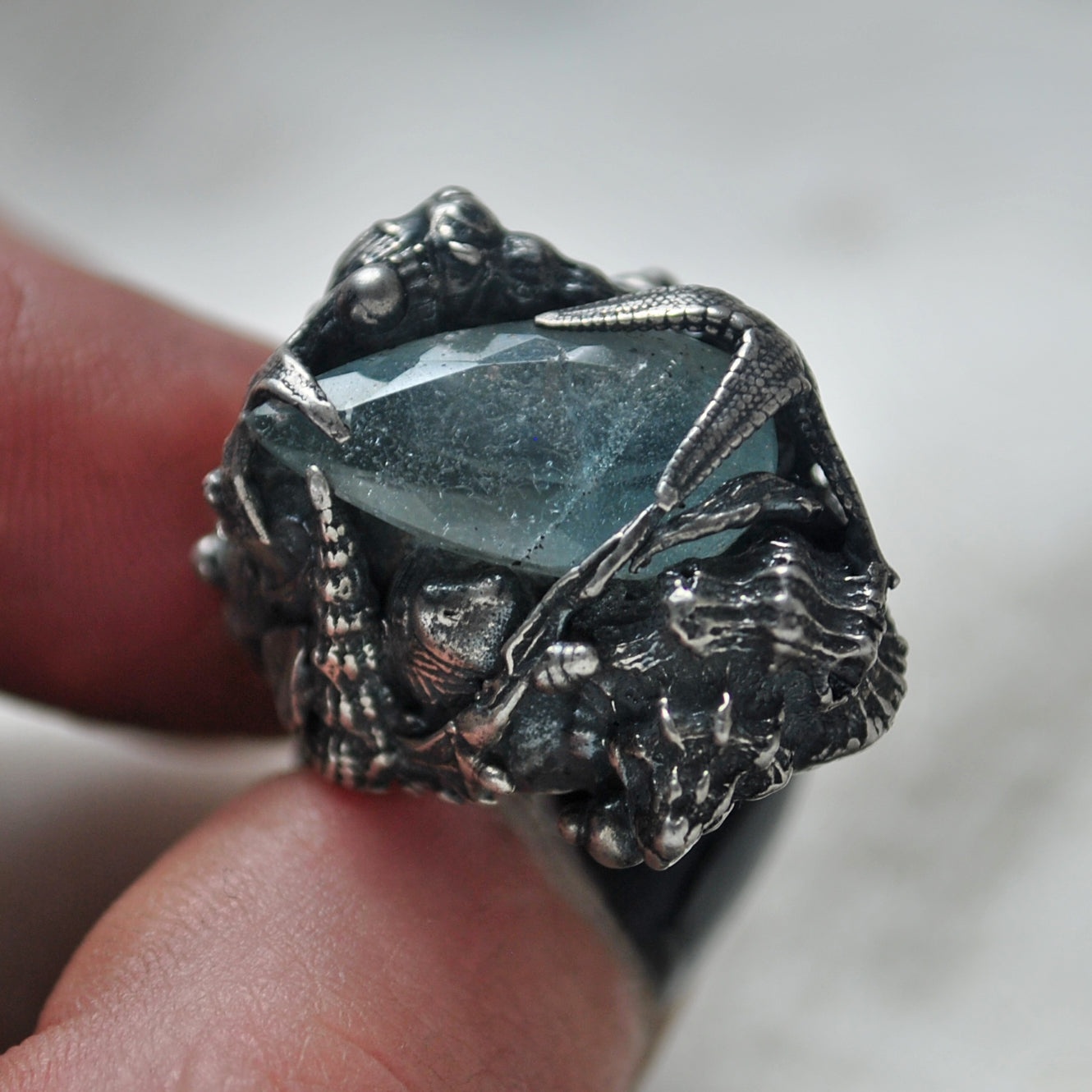 Size 6, Tidal Tower, Aquamarine