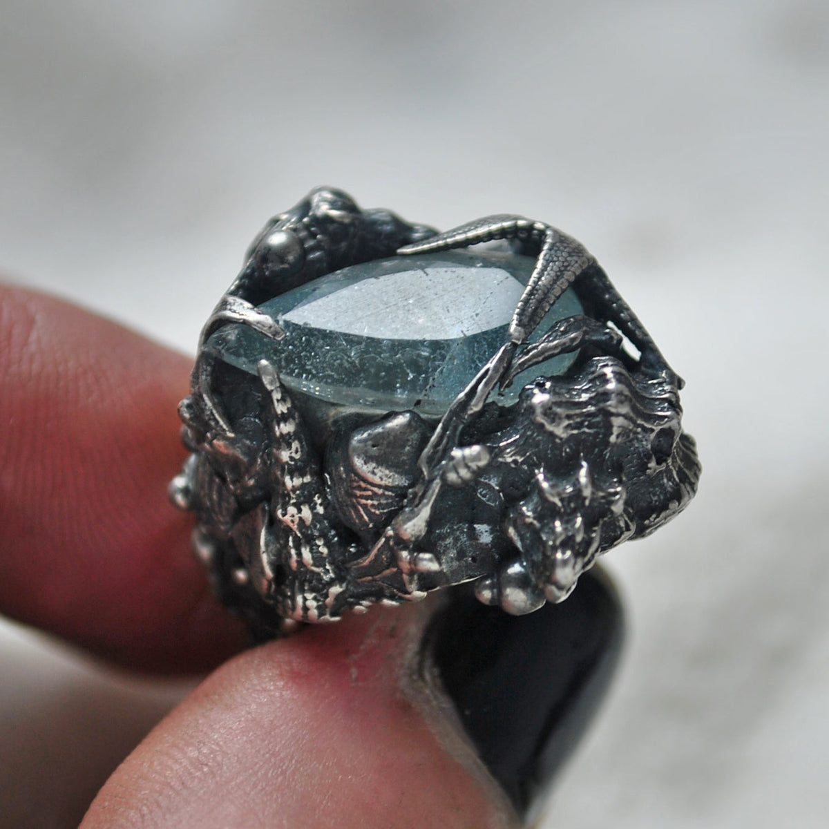 Size 6, Tidal Tower, Aquamarine