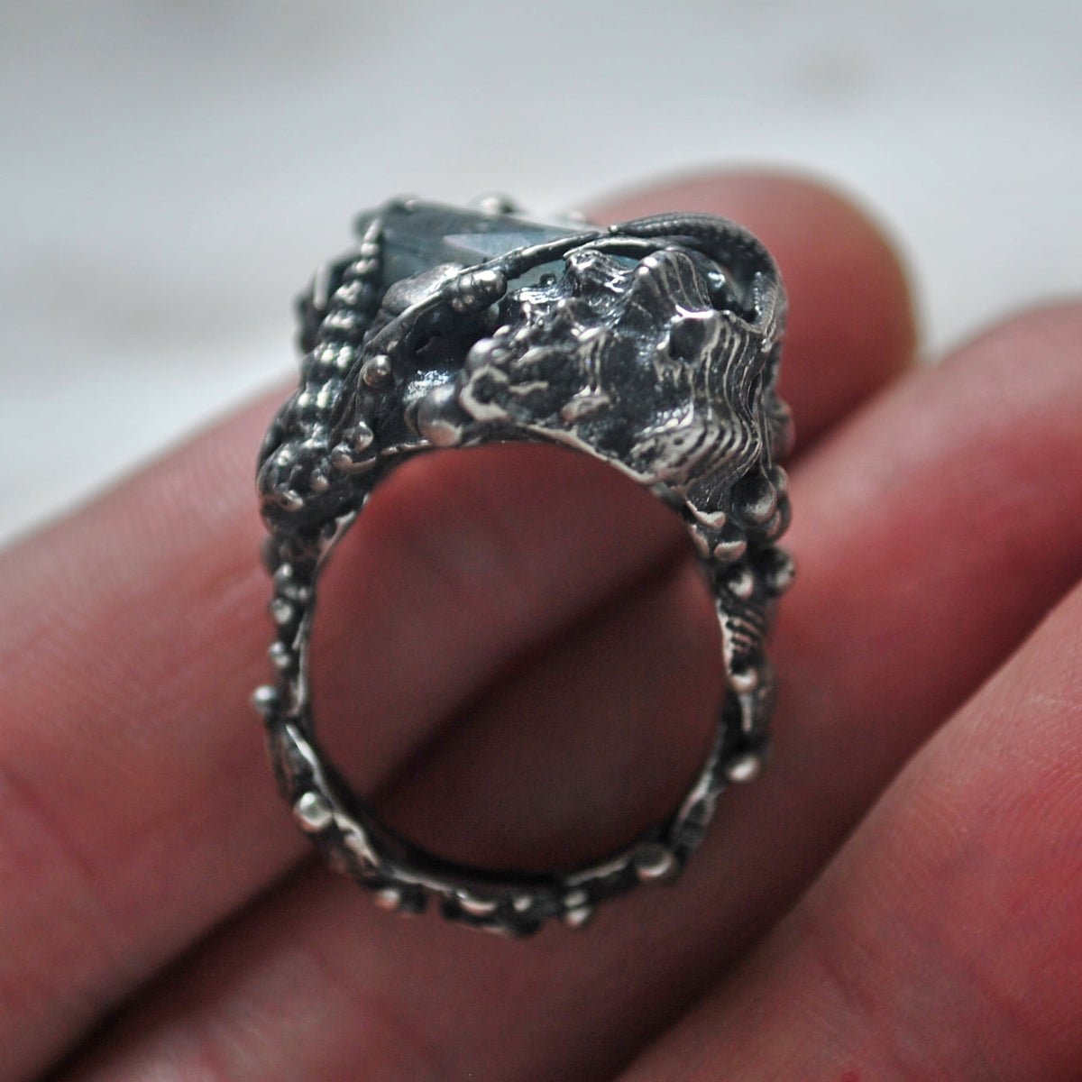 Size 6, Tidal Tower, Aquamarine
