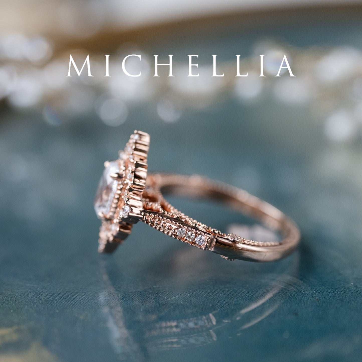 [Marietta] IGI Certified Diamond Belle Époque Oval Diamond Engagement Ring, One of A Kind