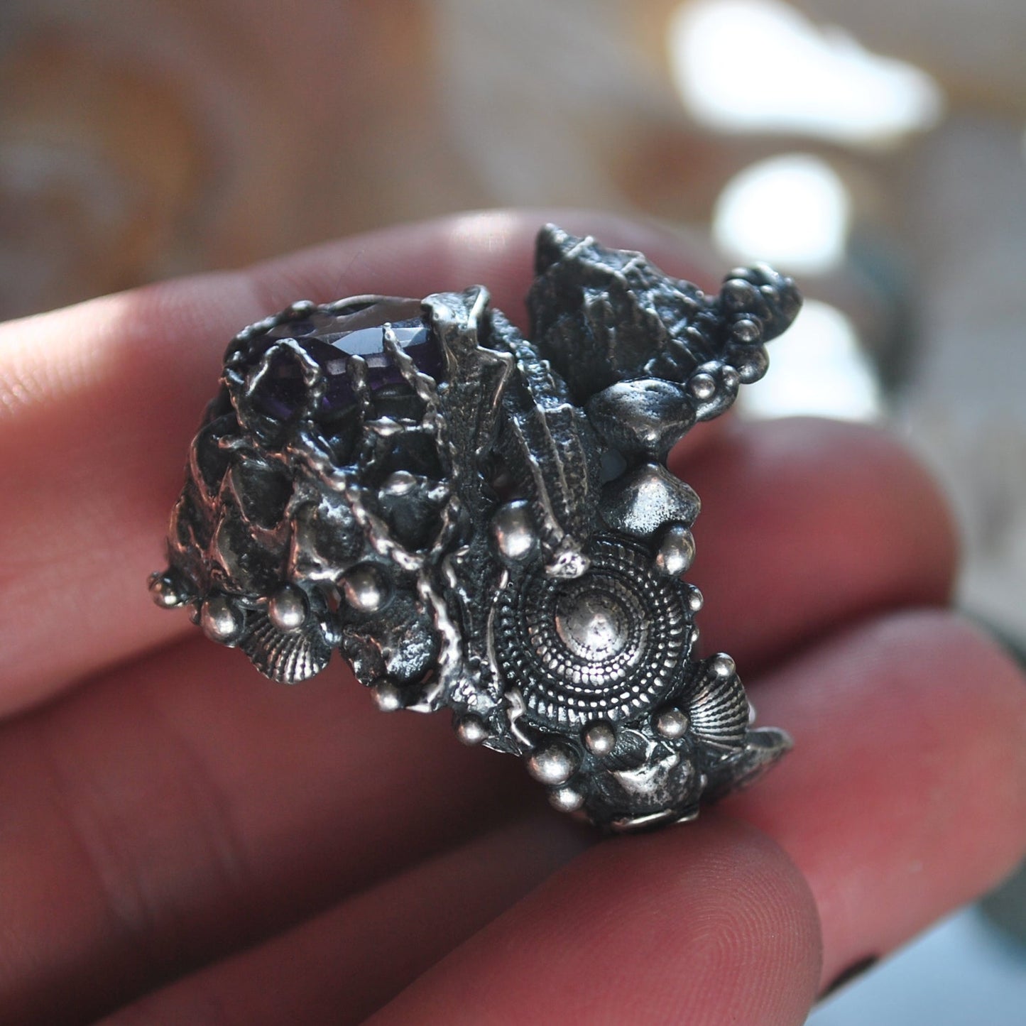Size 7, Tidal Tower, Amethyst