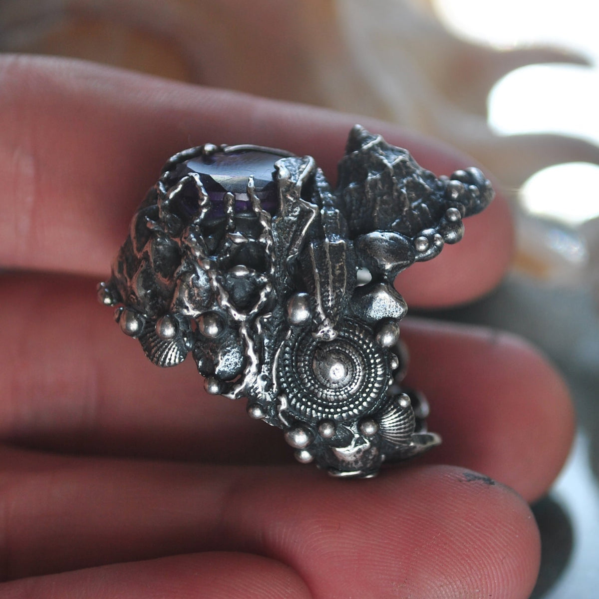 Size 7, Tidal Tower, Amethyst