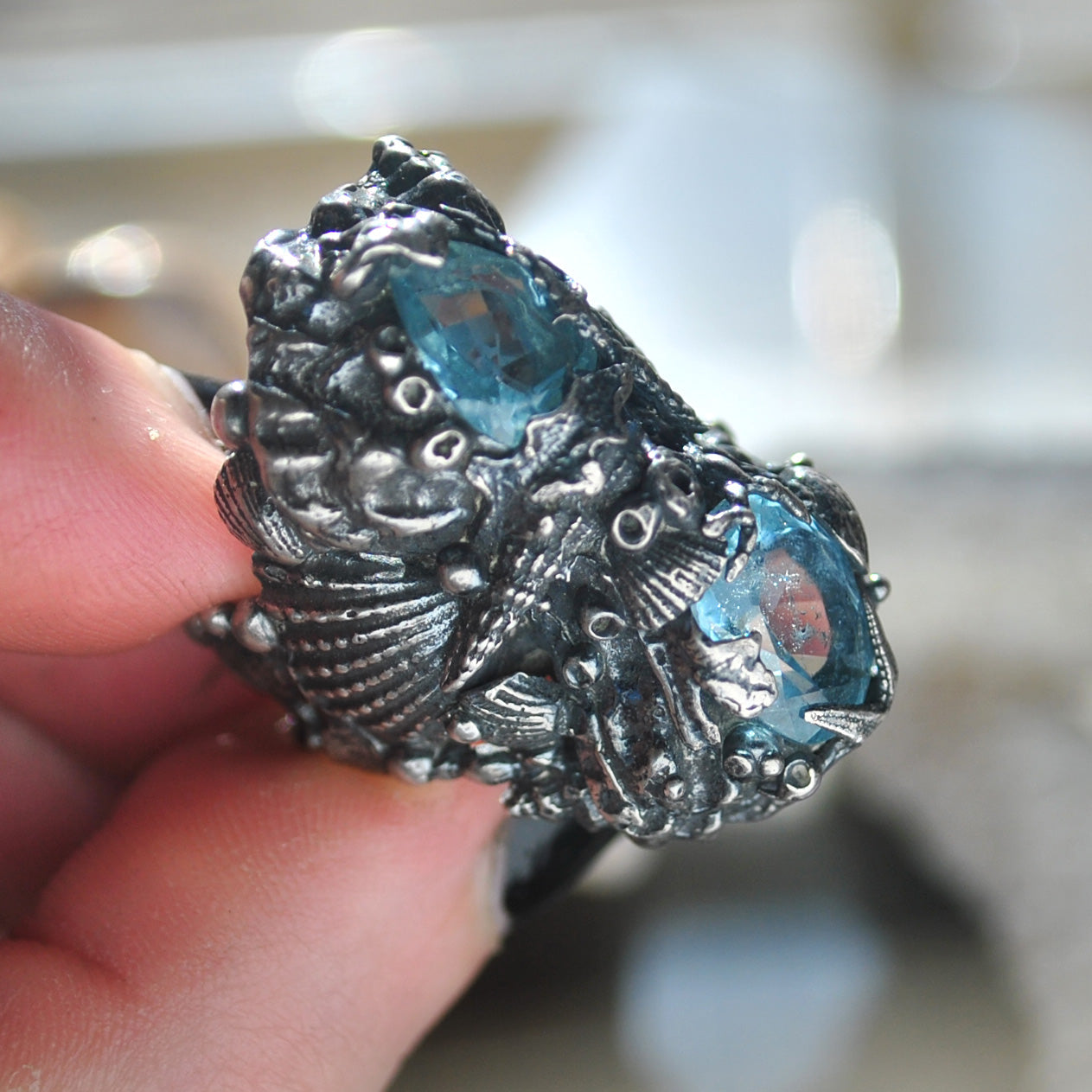 RESERVED Size 8, Tidal Tower, Topaz