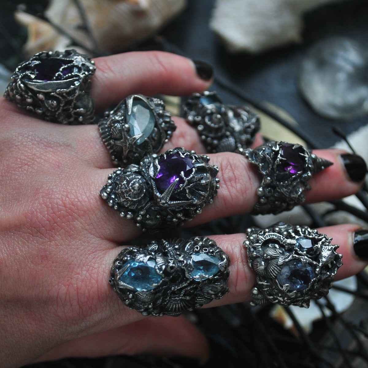 Size 6, Tidal Tower, Amethyst