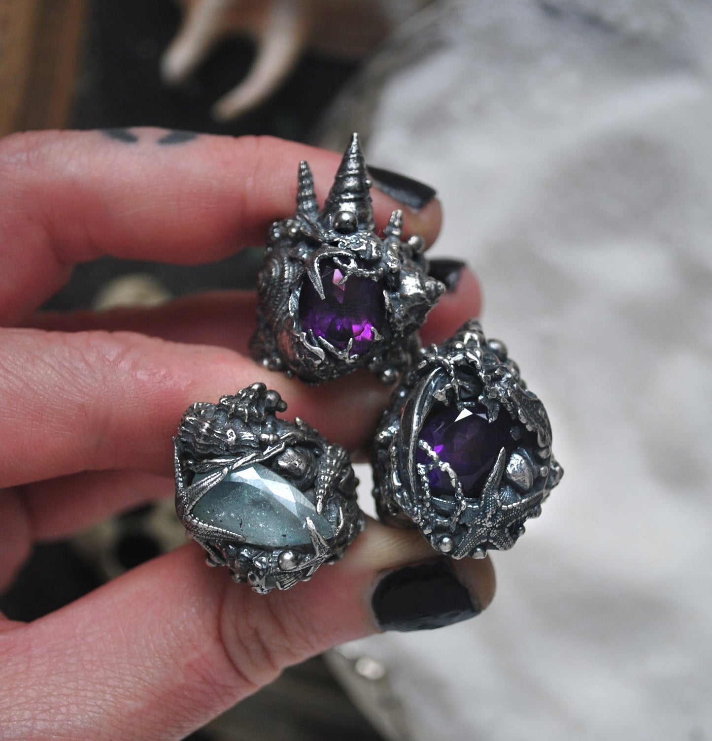 Size 6, Tidal Tower, Aquamarine