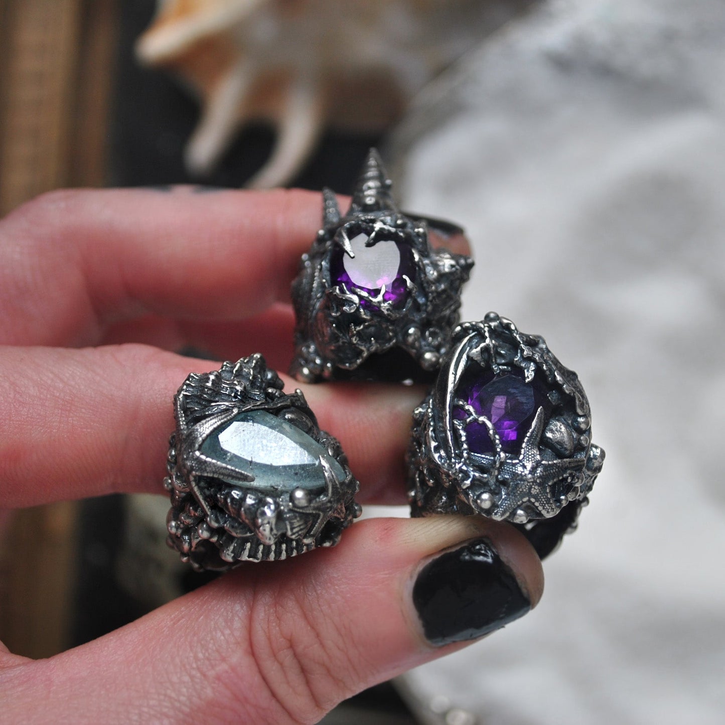 Size 6, Tidal Tower, Aquamarine