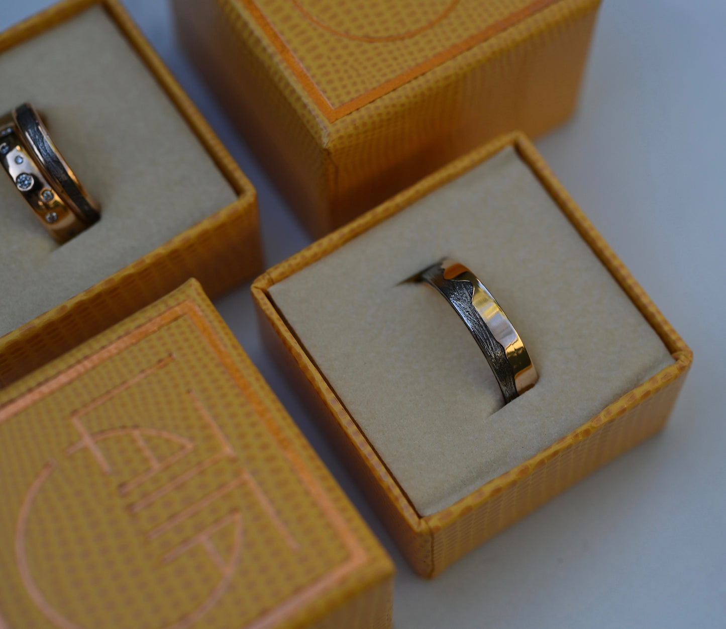 Meteorite & 14k Gold Mountain Ring - Made To Order
