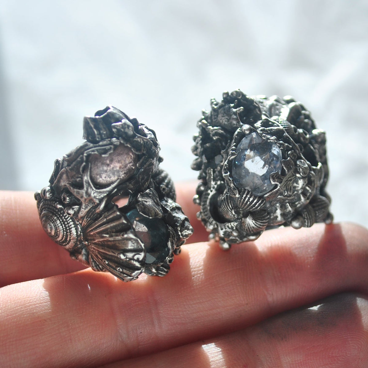 Size 8, Tidal Tower,Tourmaline & Topaz