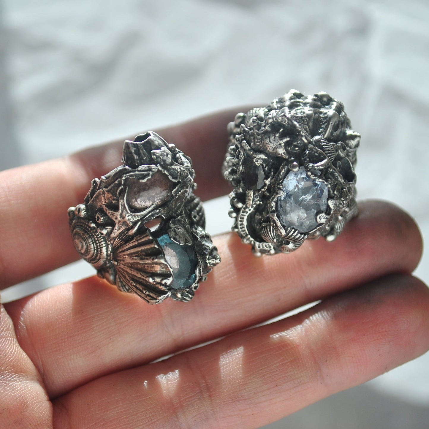 Size 8, Tidal Tower,Tourmaline & Topaz