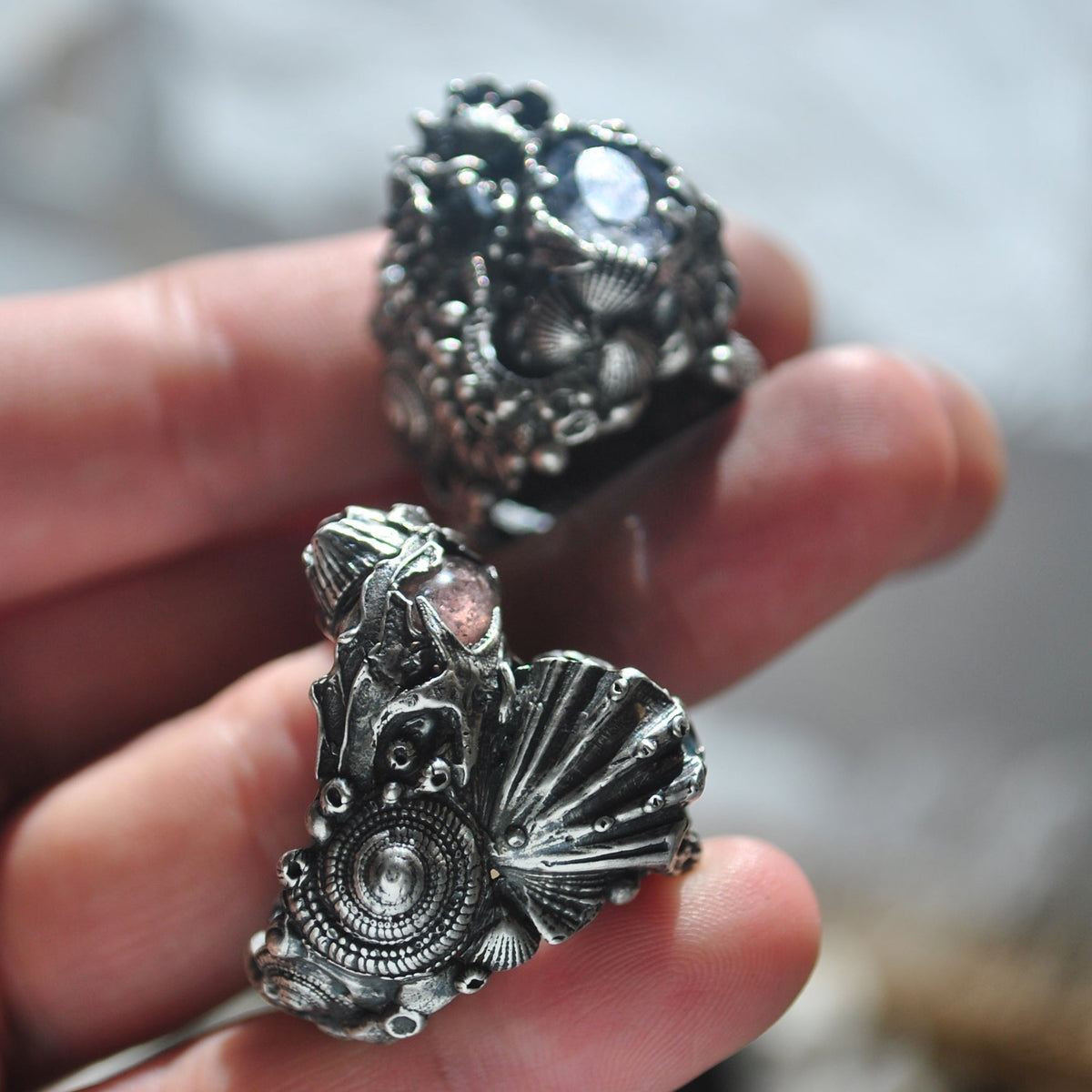 Size 9, Tidal Tower, Aquamarine