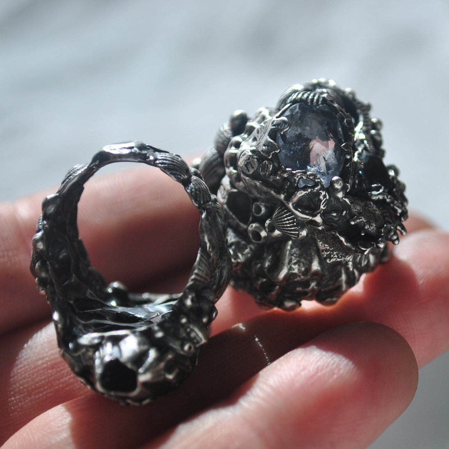 Size 9, Tidal Tower, Aquamarine