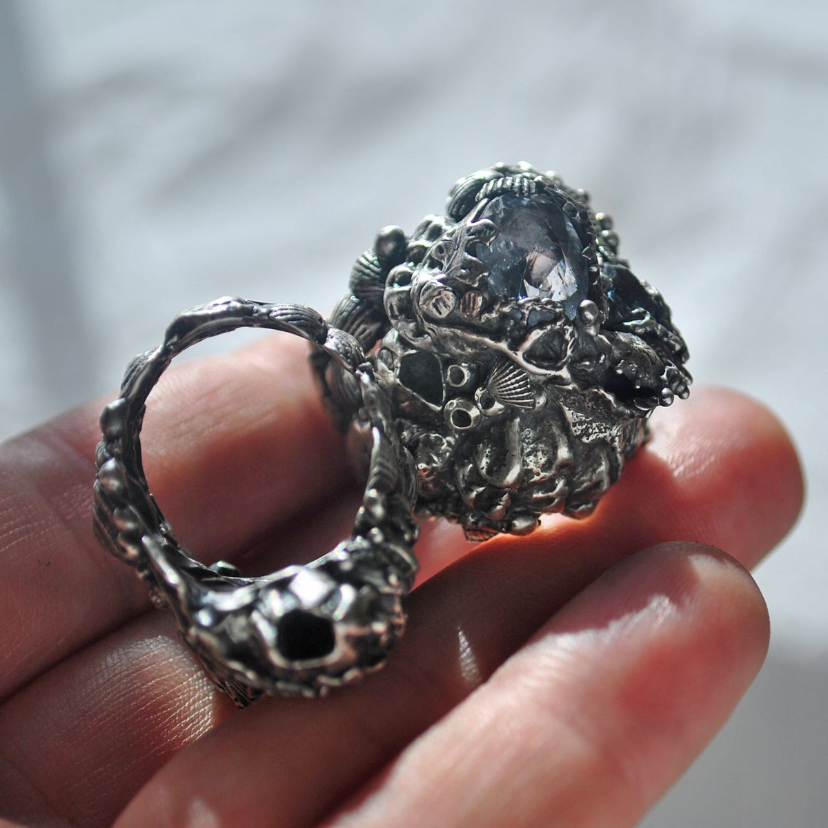 Size 9, Tidal Tower, Aquamarine