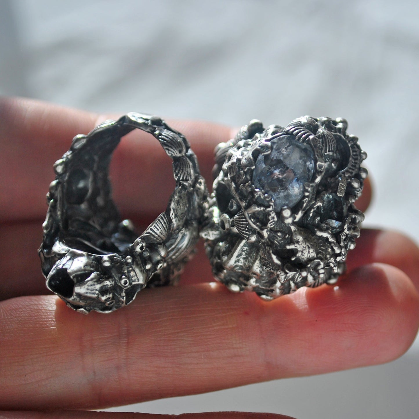 Size 9, Tidal Tower, Aquamarine