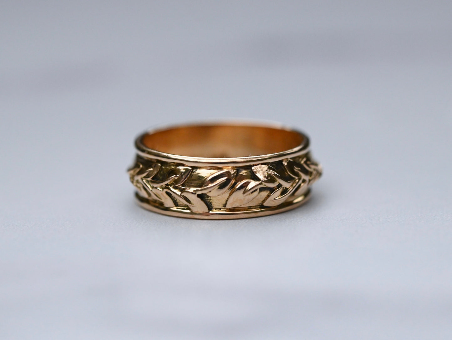 Vines 14k Gold Ring Band- Made to Order