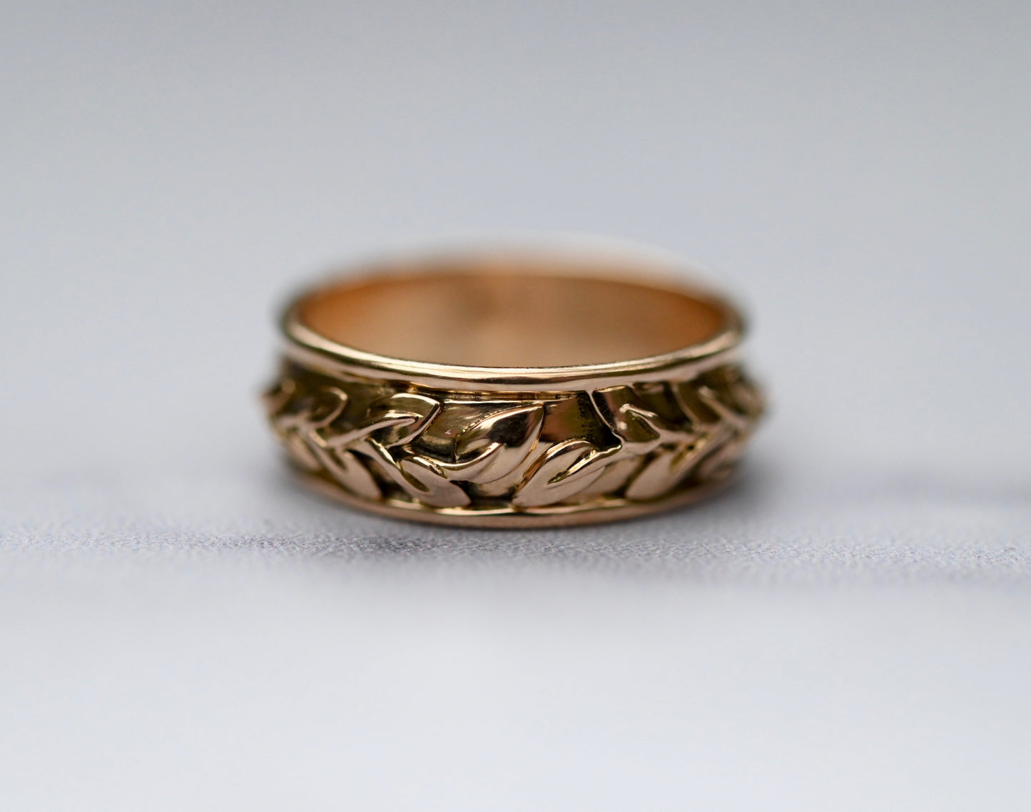 Vines 14k Gold Ring Band- Made to Order