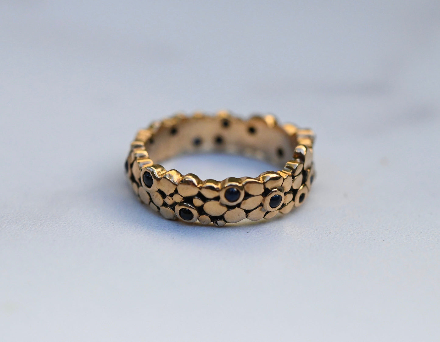 Sapphire Stone 14k Gold Ring Setting - Made to Order