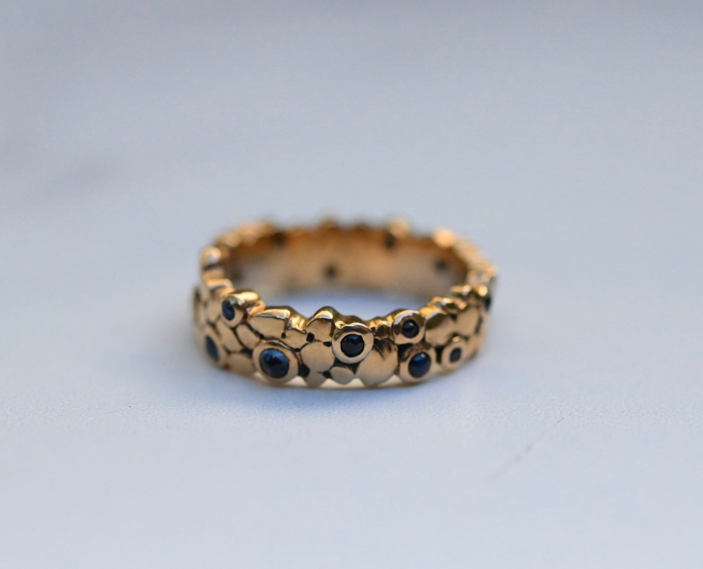 Sapphire Stone 14k Gold Ring Setting - Made to Order