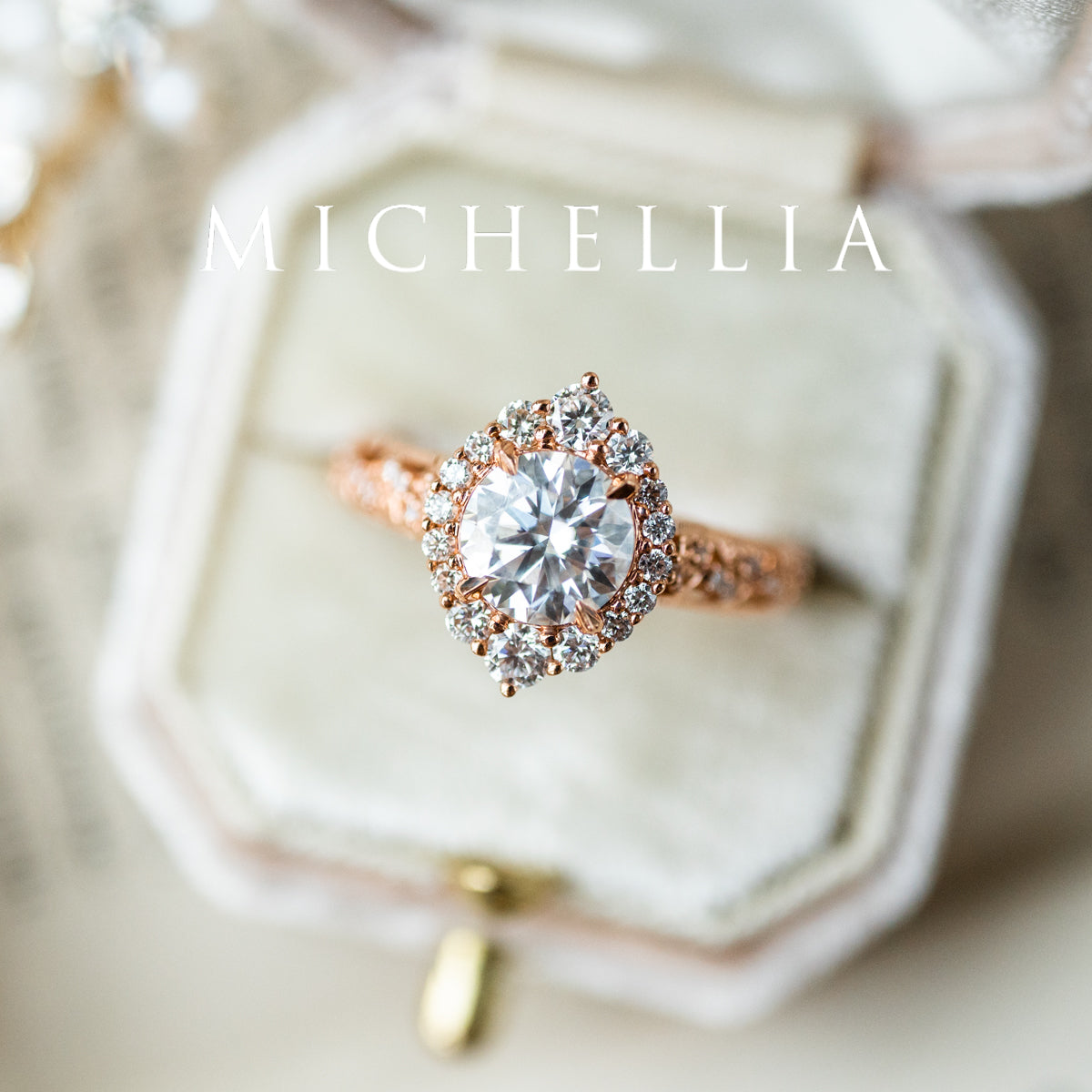 [Ophelia] Rococo Opulence Engagement Ring in Morganite