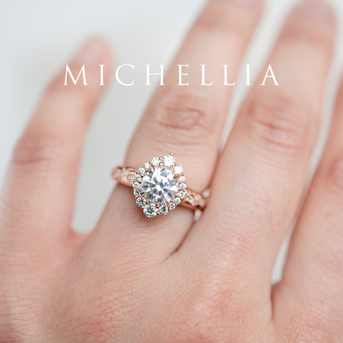 [Ophelia] Rococo Opulence Engagement Ring in Morganite