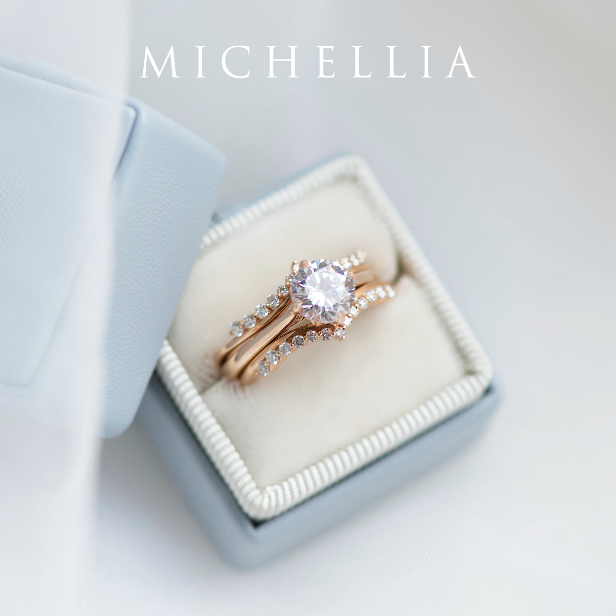 [Marguerite] Victorian Lace Solitaire Engagement Ring in Diamond / Moissanite