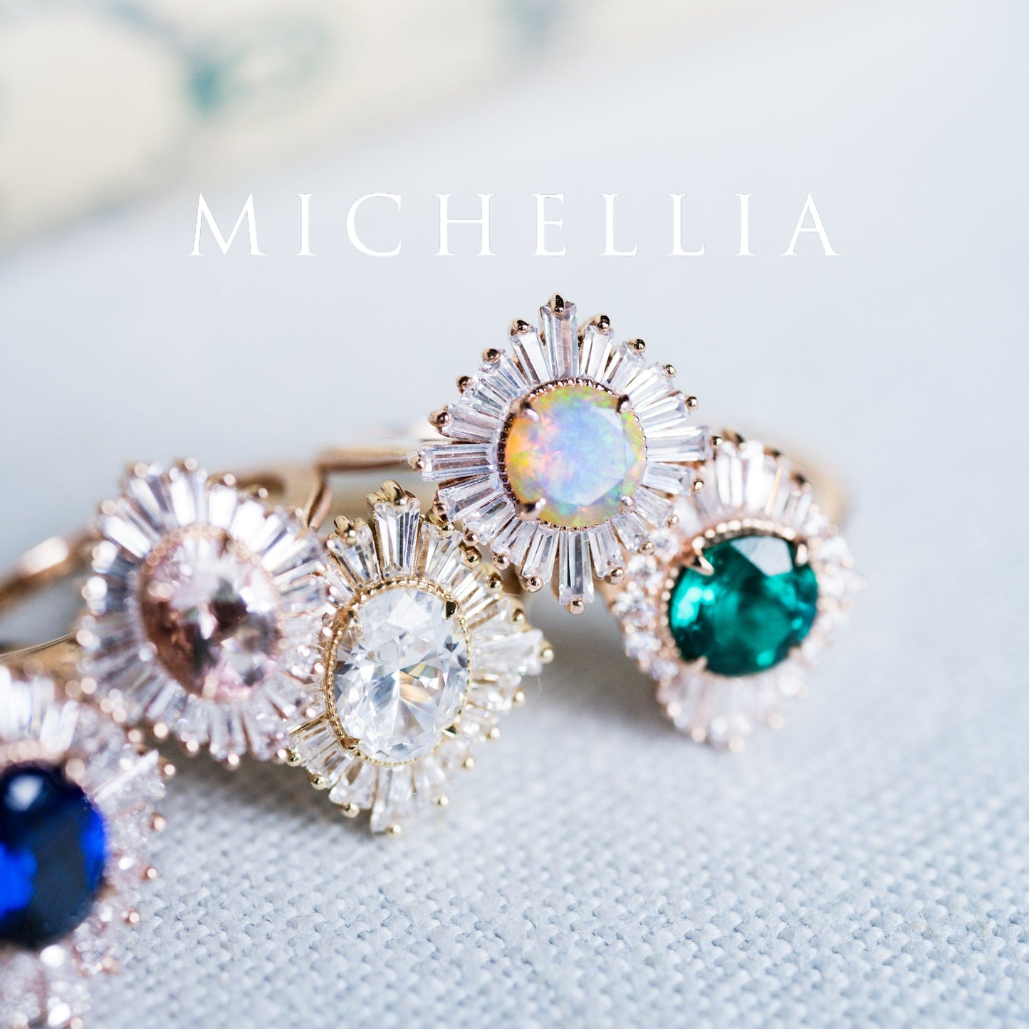 [Artemis] Vintage Deco Goddess Ring in Australian Opal