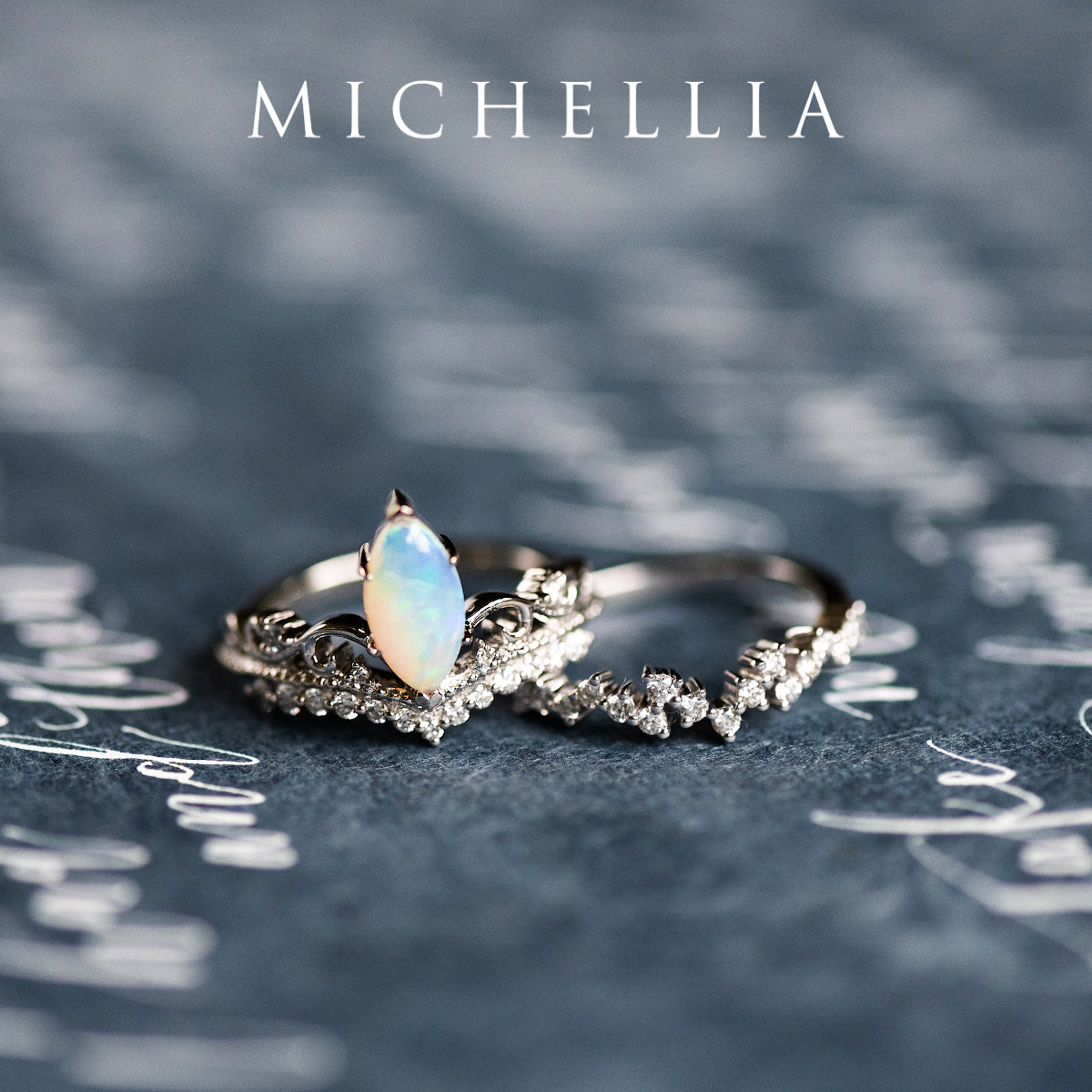 [Windsor] Heirloom Crown Marquise Cut Ring in Aquamarine