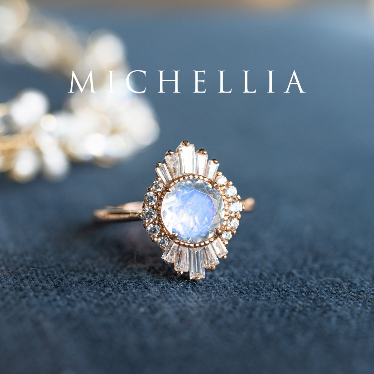 [Georgiana] Vintage Deco Duchess Ring in Lab Alexandrite