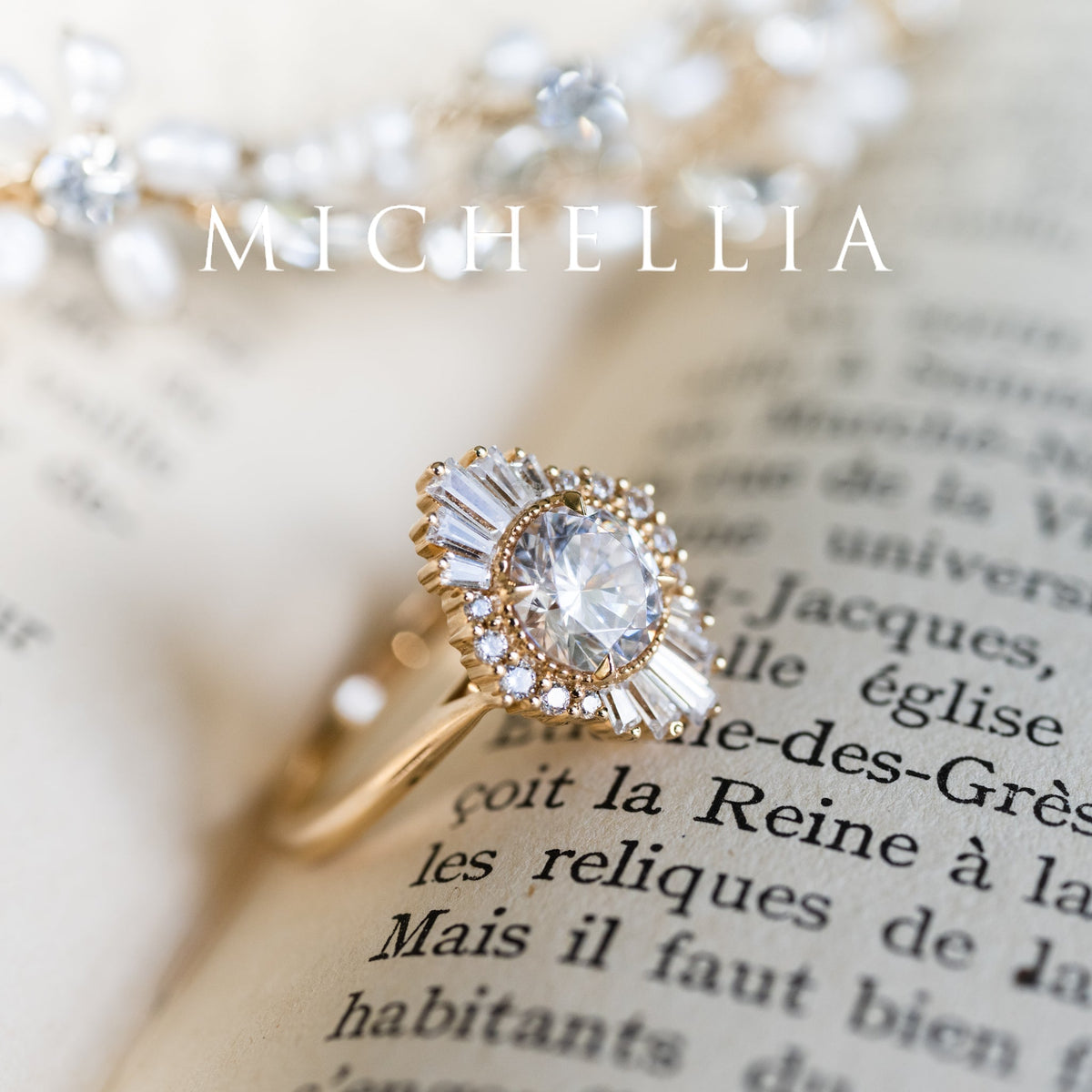 [Georgiana] Vintage Deco Duchess Ring in Lab Alexandrite