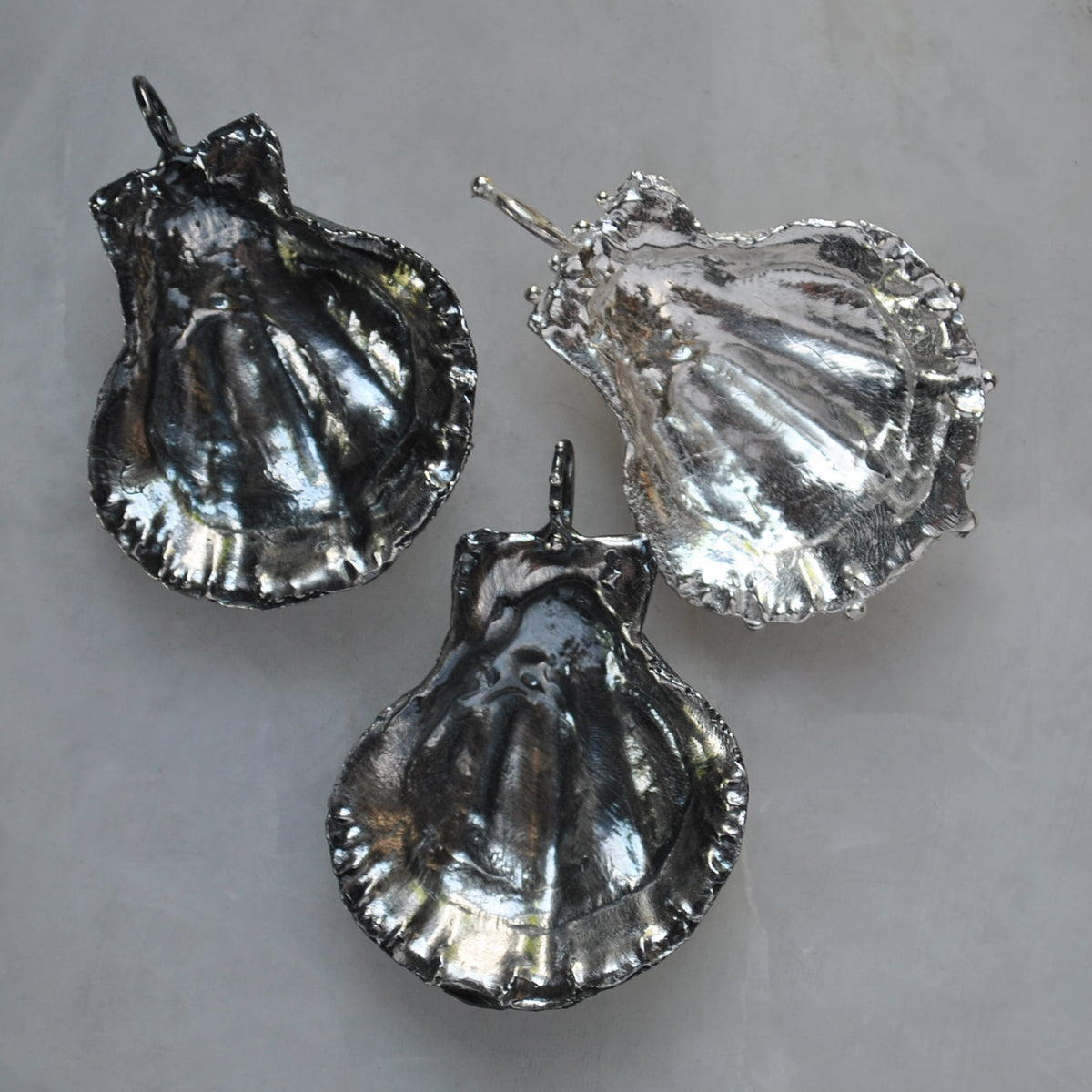PRE-ORDER (Thick! Heavy!) Lion's Paw Shell Pendants - WITH chain