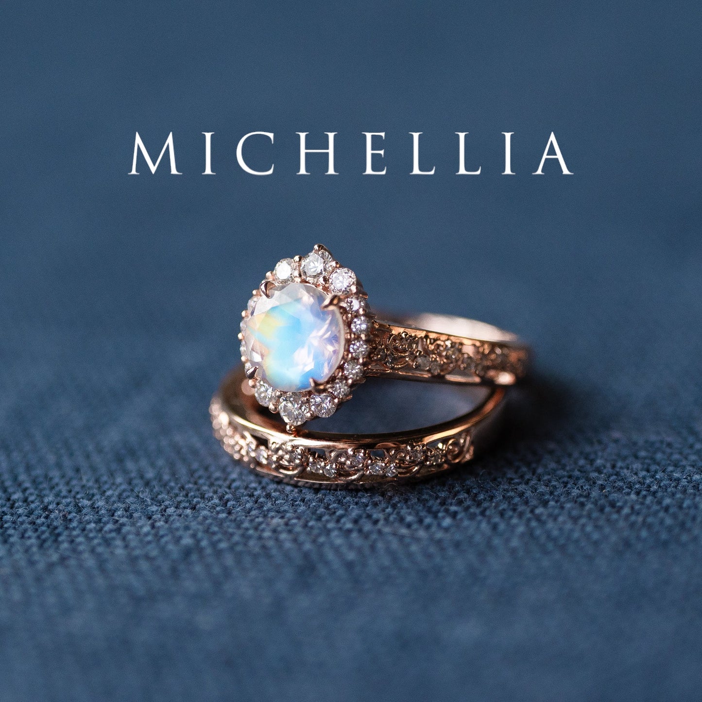 [Ophelia] Rococo Opulence Engagement Ring in Morganite