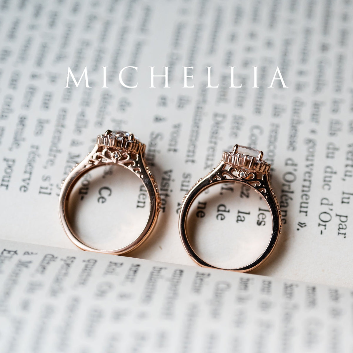 [Ophelia] Rococo Opulence Engagement Ring in Morganite