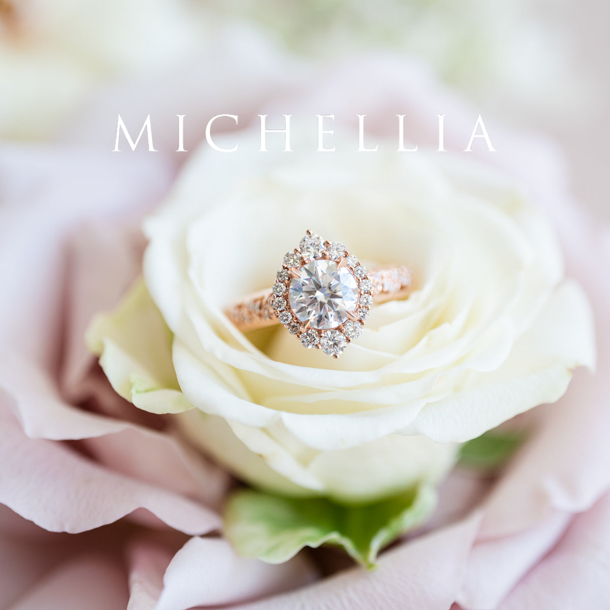 [Ophelia] Rococo Opulence Engagement Ring in Morganite