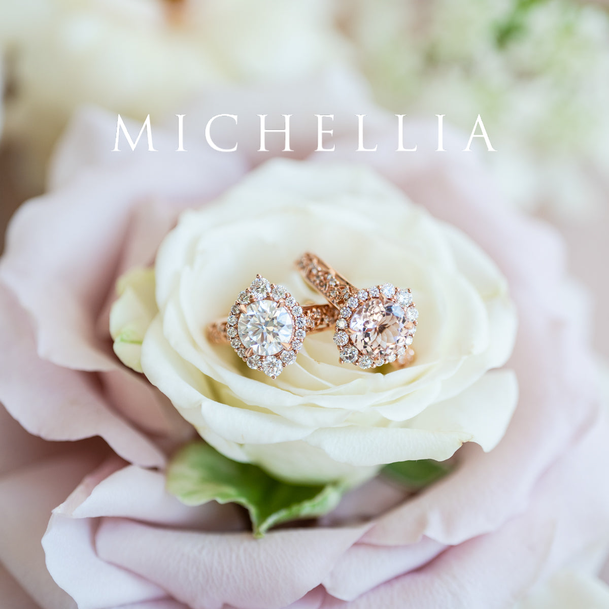 [Ophelia] Rococo Opulence Engagement Ring in Morganite