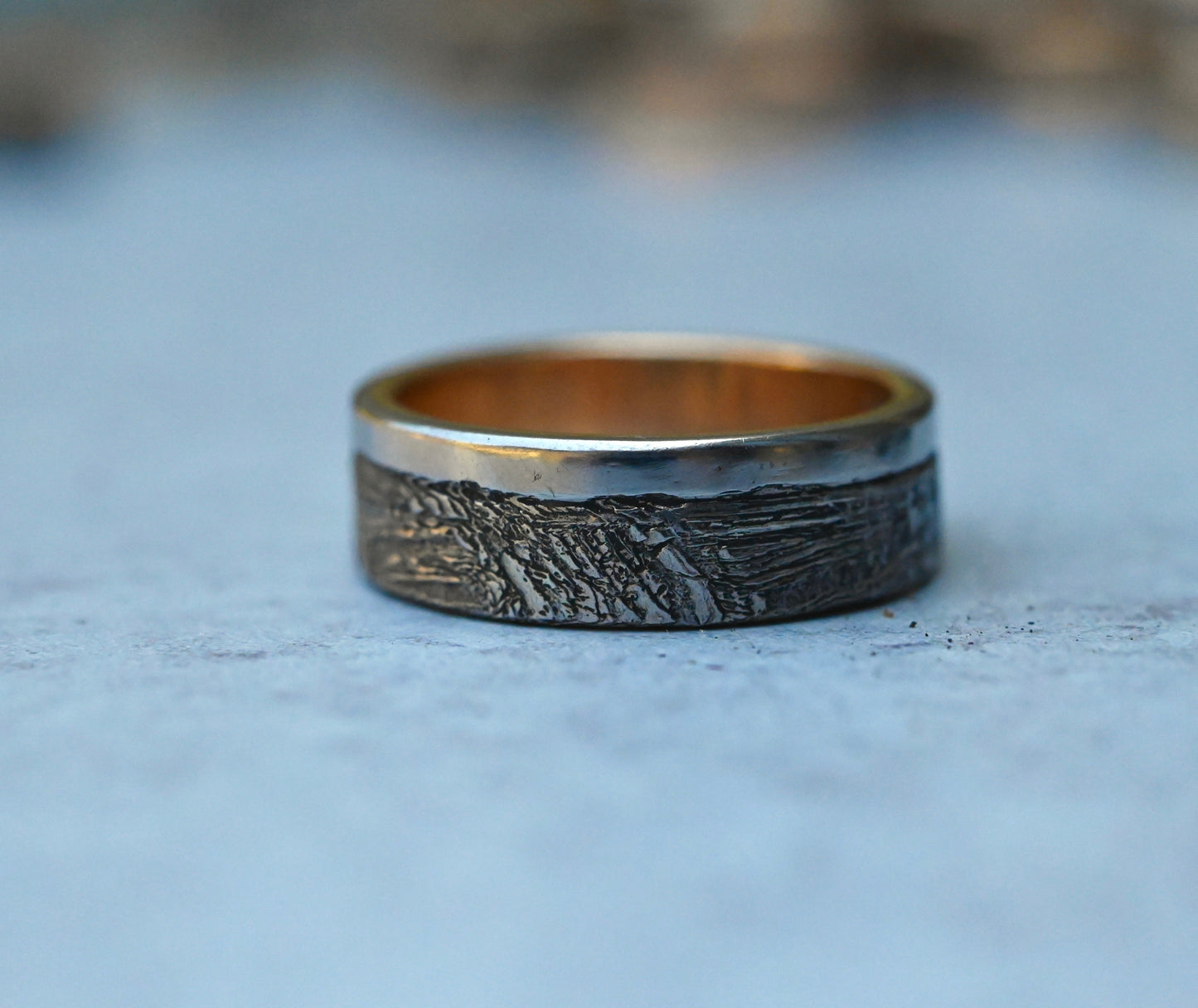 Meteorite & 14k Gold Ring - Made To Order