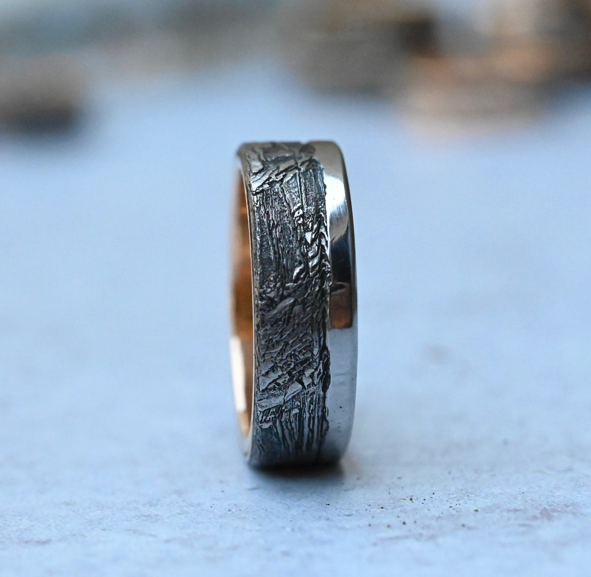Meteorite & 14k Gold Ring - Made To Order