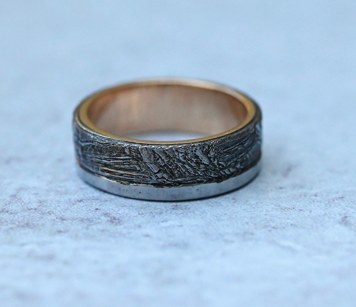 Meteorite & 14k Gold Ring - Made To Order