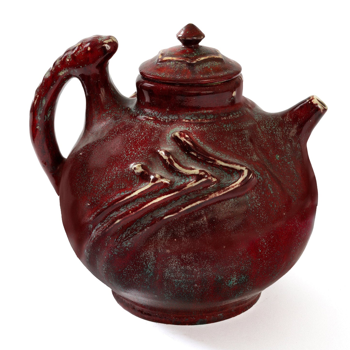 Pierre-Adrien Dalpayrat Glazed Ceramic Teapot