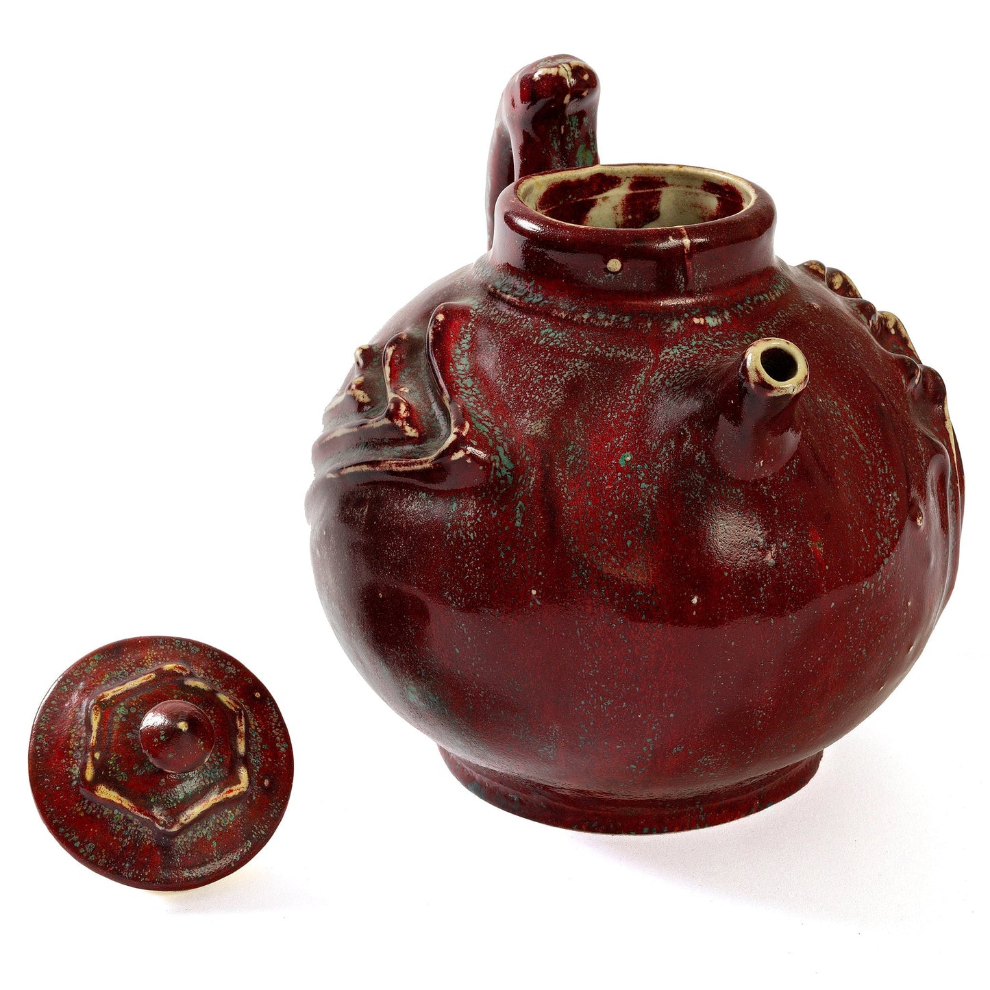 Pierre-Adrien Dalpayrat Glazed Ceramic Teapot