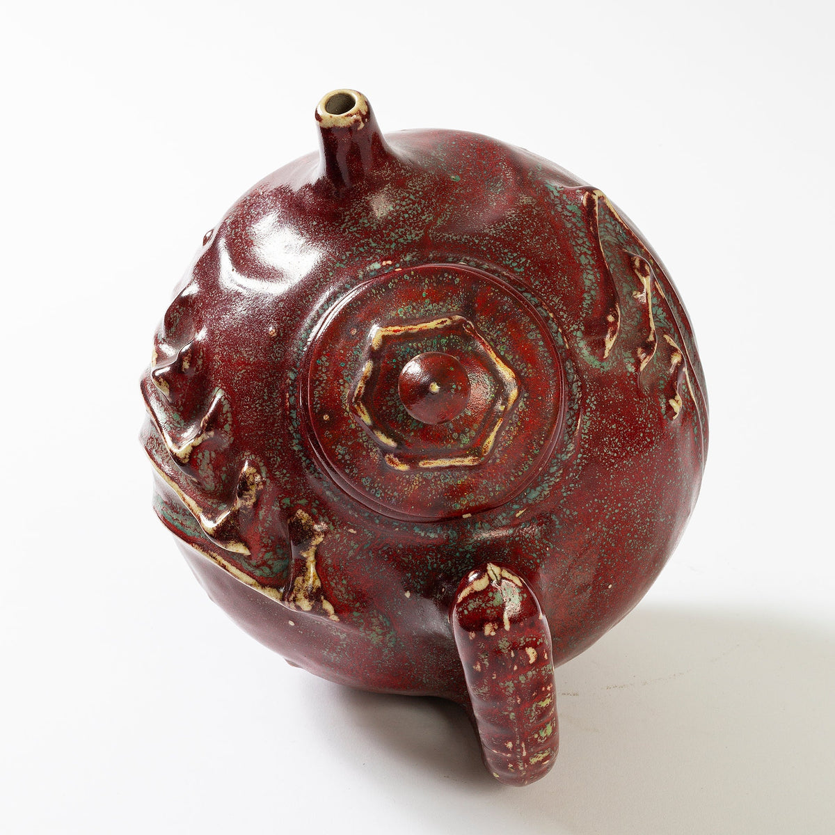 Pierre-Adrien Dalpayrat Glazed Ceramic Teapot