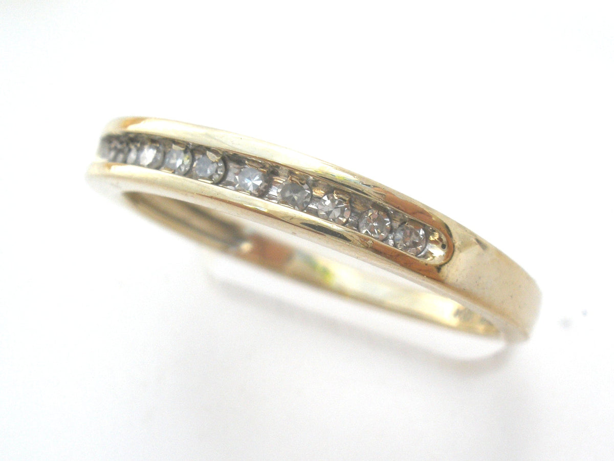 Diamond Anniversary Band Stackable Ring Size 8.5